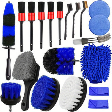 Car Cleaning Brush 20pcs Kit